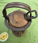 Unusual Round Pole Trap with Wooden Plate
