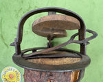 Unusual Round Pole Trap with Wooden Plate