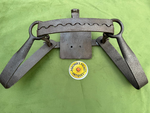 H Lane Li-Lo 8” jaw Double Spring Trap