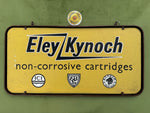 Original Double Sided Eley Kynoch Cartridges Advertising Sign