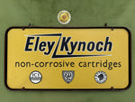 Original Double Sided Eley Kynoch Cartridges Advertising Sign