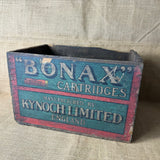 Antique Kynoch Bonax Cartridges Wooden Crate