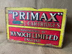 Rare Kynoch Primax Cartridges Wooden Crate