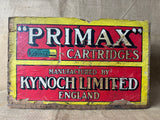 Rare Kynoch Primax Cartridges Wooden Crate