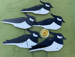 Five Vintage Silhouette Lapwing Decoys