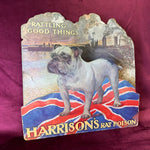 Rare Die Cut Sign Advertising Harrison’s Rat Poison 🇬🇧