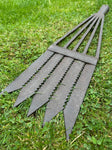 Large 5-tine Forged Eel Spear