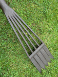 Large 5-tine Forged Eel Spear