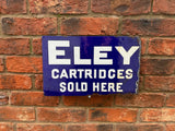 Original 1930s Eley Cartridges Enamel Sign