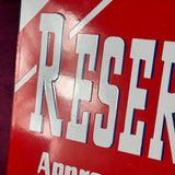 Original 1950s Game Reserve Enamel Sign