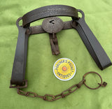 Large Oneida Victor No.4 Double Spring Trap