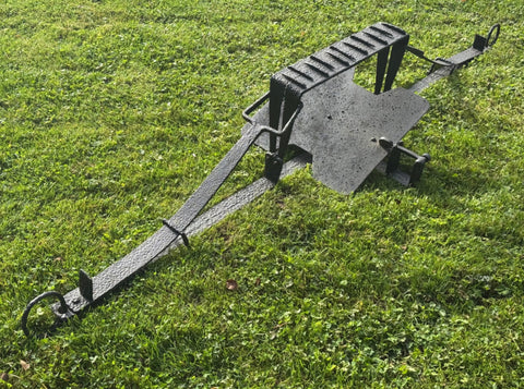 English Large Wrought Iron Man Trap