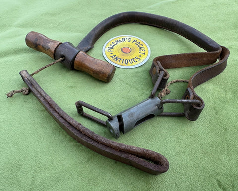 Leather Coursing Single Slip Lead