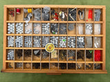Salmon Fisherman’s Tackle Compendium Cabinet