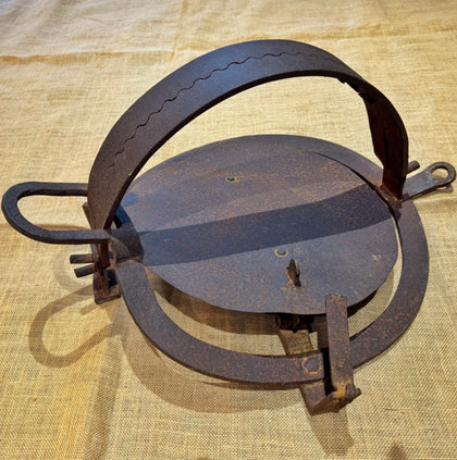 Antique Huge Round Large Animal or Man Trap