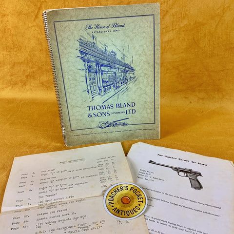 1950s Thomas Bland Gun Rifle Catalogue
