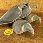Unique Set of 5 Foster Pigeon Decoys