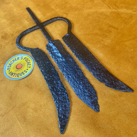 Early 3 Tine Blacksmith Forged Eel Spear