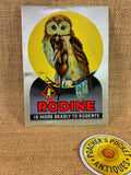 Harley’s Rodine Rat Poison Showcard