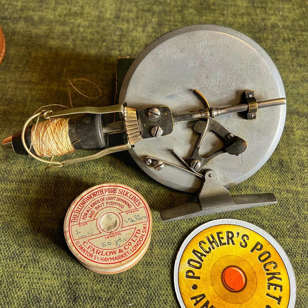 Rare Cased Illingworth No.1 Casting Threadline Reel – Poacher's Pocket ...