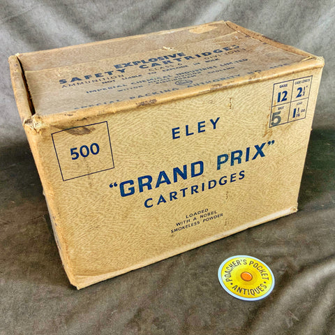 Wartime Container for 500 Eley Grand Prix Shotgun Cartridges